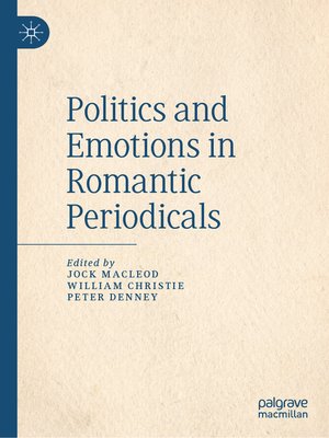 cover image of Politics and Emotions in Romantic Periodicals